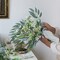 70 Pcs Artificial Greenery Stems Box Set,with 8 Kinds of Faux Plants and Fake Flowers for DIY Bridal Bouquets Wedding Floral Arrangement Table Centerpieces Decoration (Sage Green & White)